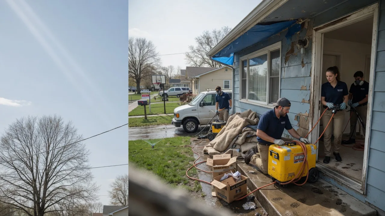 Basement Flood Cleanup in Lone Jack, MO near me